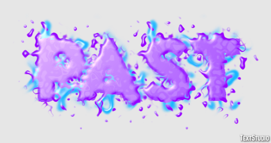 Past Text Effect