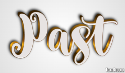 Past Text Effect