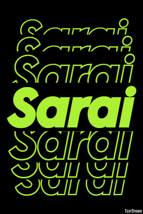 Sarai Text Effect