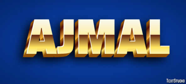 Ajmal Text Effect