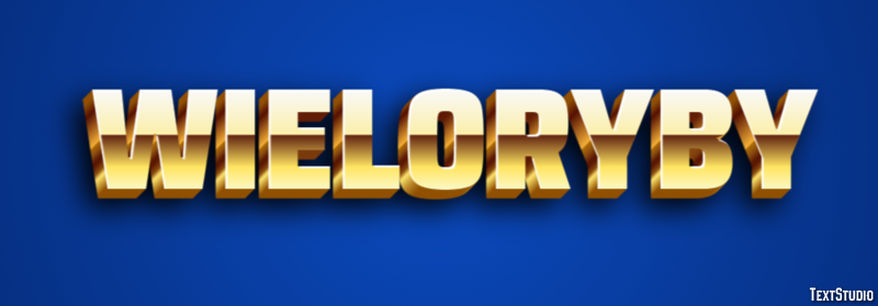 Wieloryby Effetto testo