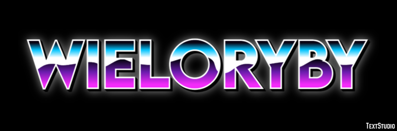 Wieloryby Effetto testo