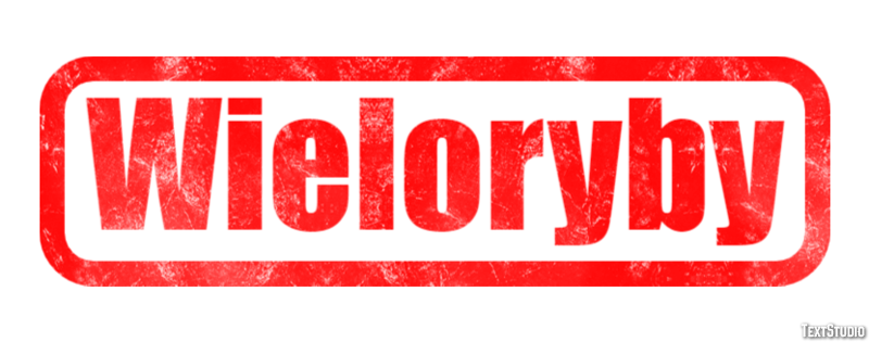 Wieloryby Effetto testo