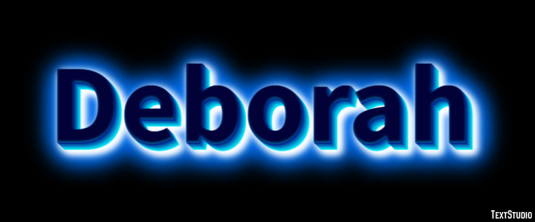 Deborah Text effect