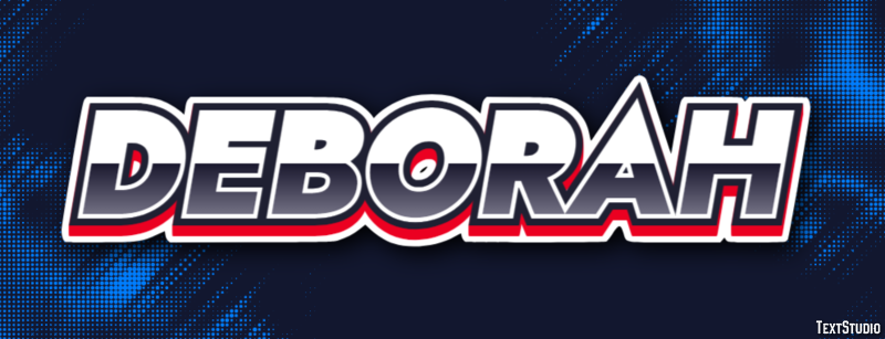 Deborah Text effect