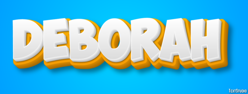 Deborah Text Effect