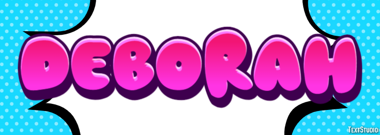 Deborah Text effect