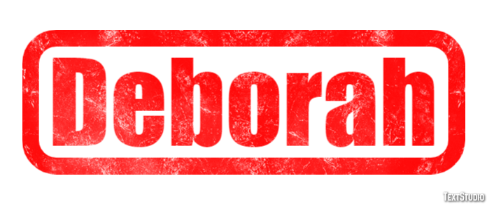 Deborah Text effect