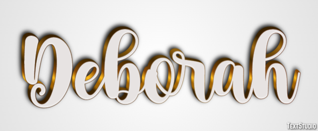 Deborah Text Effect