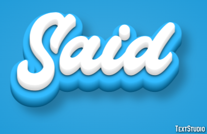 Said Text Effect