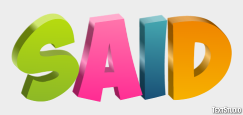 Said Text Effect