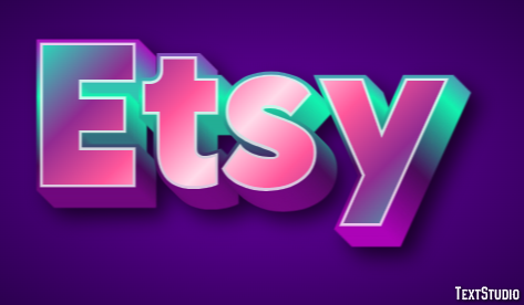 Etsy Tekst effect