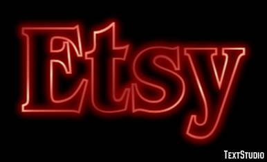 Etsy Tekst effect