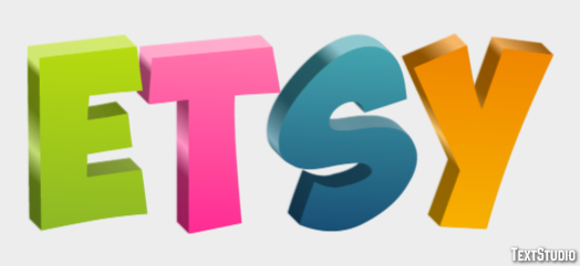 Etsy Tekst effect