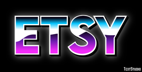 Etsy Tekst effect
