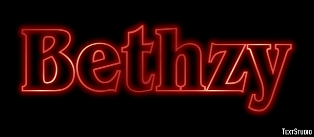 Bethzy Texteffekt