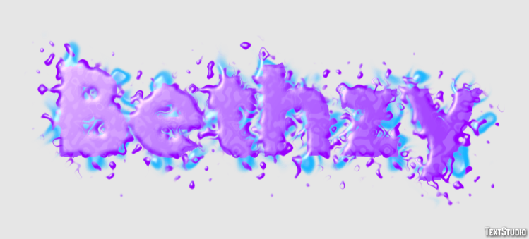Bethzy Texteffekt