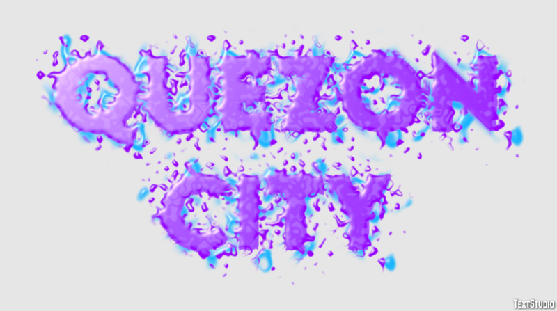 Quezon City Efekt tekstowy