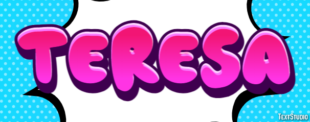 Teresa Эффект текста