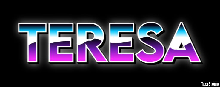 Teresa Эффект текста