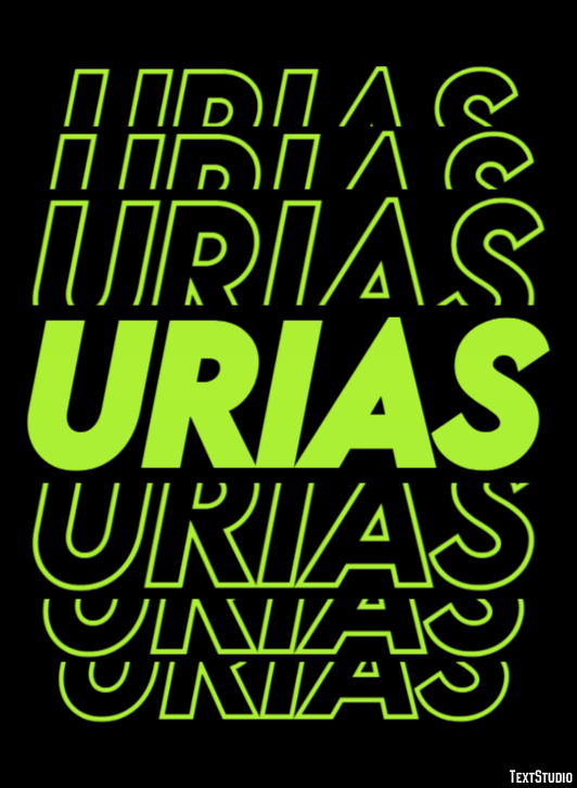 Urias Efecto de texto