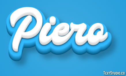 Piero Texteffekt