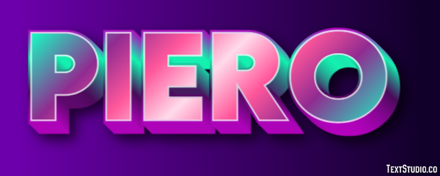 Piero Texteffekt
