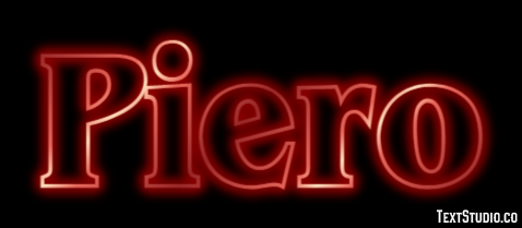 Piero Texteffekt