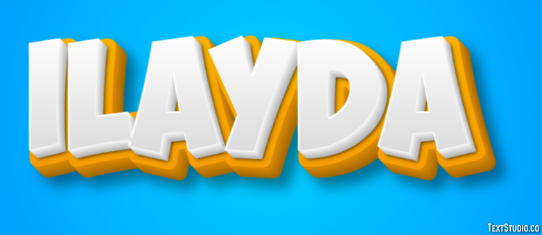 İlayda Эффект текста