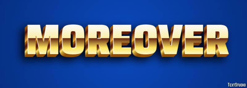 Moreover Text Effect
