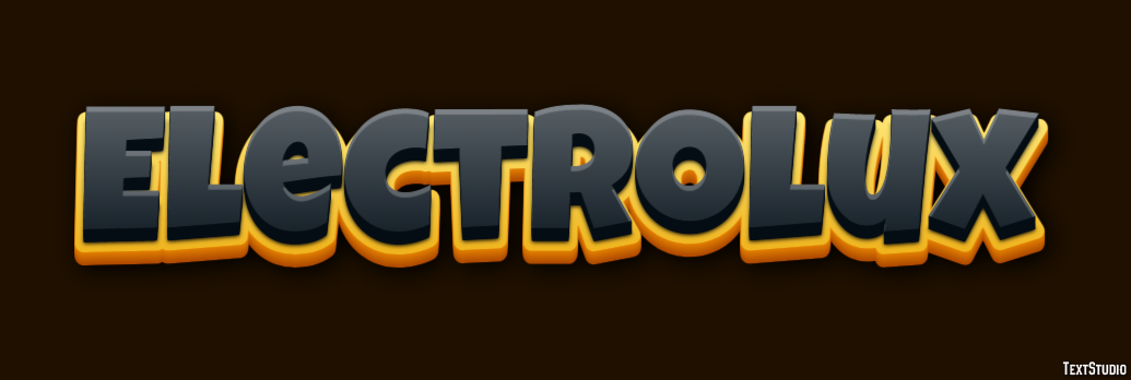 Electrolux Text effect