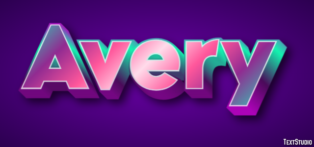 Avery Efecto de Texto