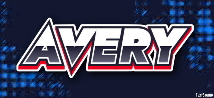 Avery Effet de Texte