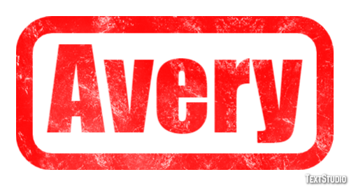 Avery Tekst Effect