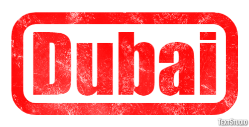 Dubai Effetto testo