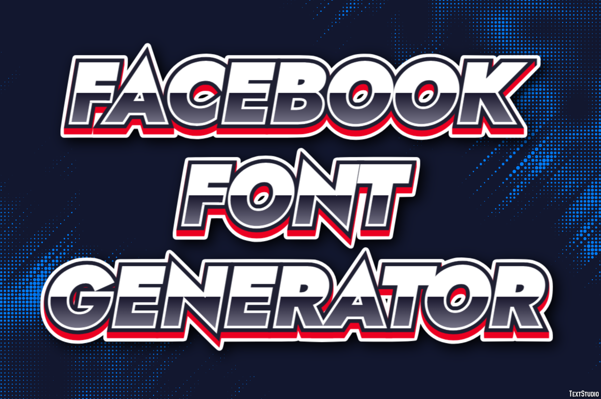 Facebook Font Generator Effetto testo