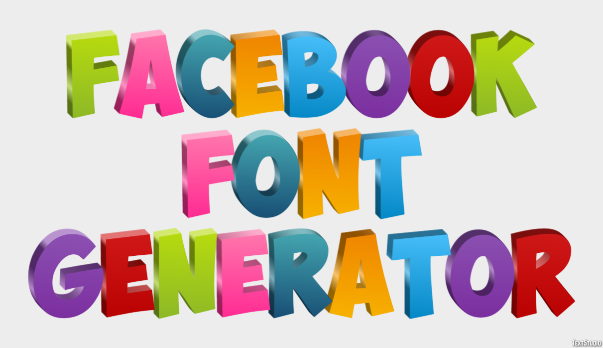 Facebook Font Generator Effetto testo