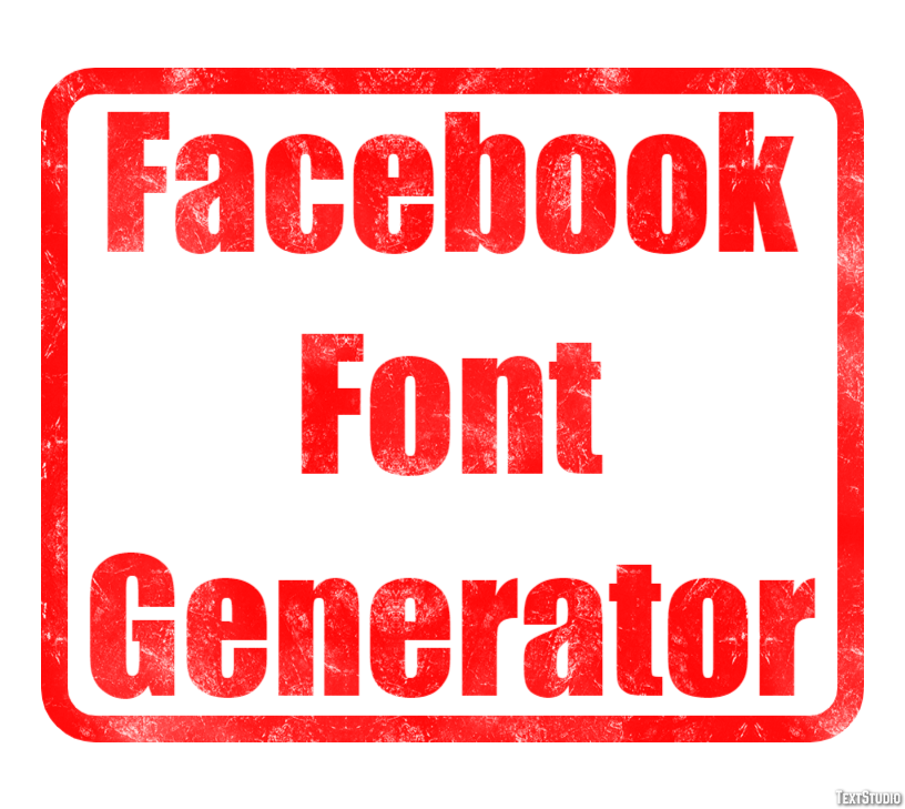 Facebook Font Generator Effetto testo