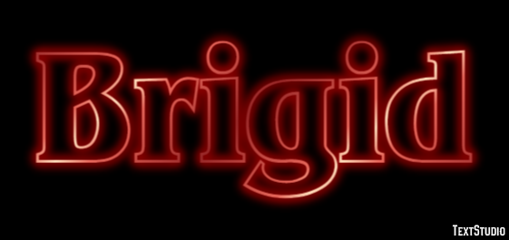 Brigid Efeito de texto