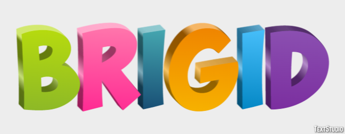 Brigid Text effect