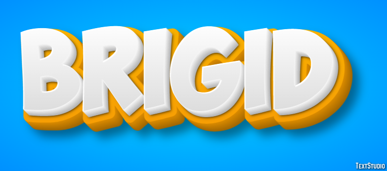 Brigid Text effect