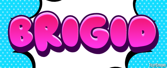 Brigid Text effect