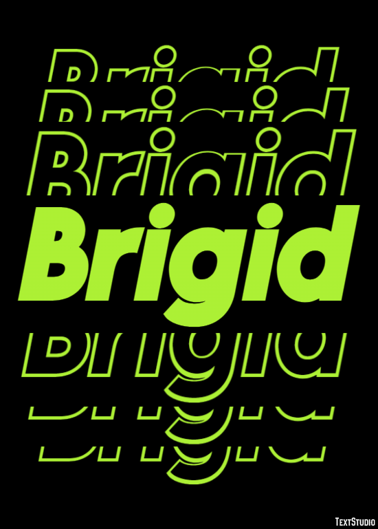 Brigid Effetto testo