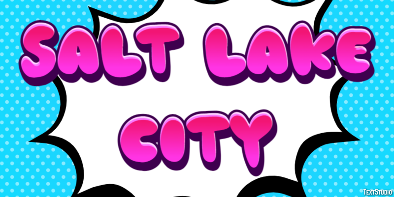 Salt Lake City Effetto testo