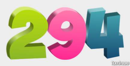 294 Text Effect