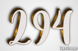 294 Text Effect
