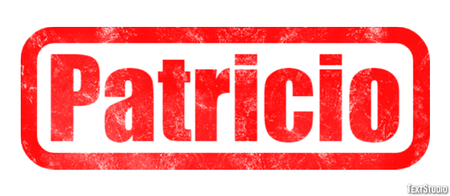 Patricio Tekst effect