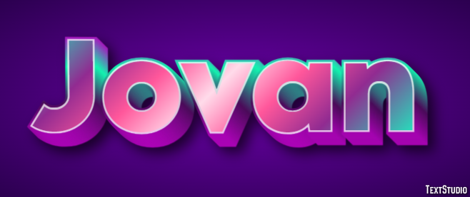 Jovan Text Effect