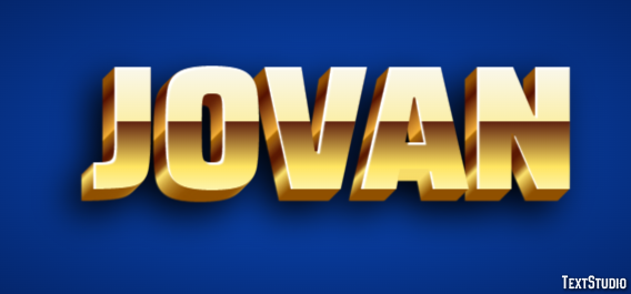 Jovan Text Effect