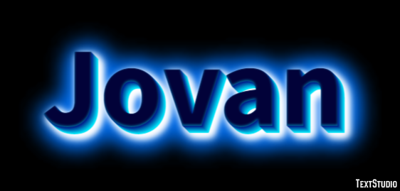 Jovan Text Effect